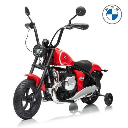 Official Licensed BMW R 18 24V Kids Ride-On Motorcycle with Auxiliary Wheels