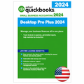 Quickbooks Desktop Pro Plus 2024 for Windows Lifetime | 1 Users | US Version