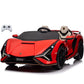 Lamborghini SIAN 24V 2 Seater Ride on Car for Kids with 4WD, Remote Control, EVA Wheels, Open Doors, Storage, Leather Seat, LED Lights & Music